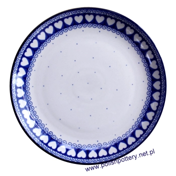 Talerz obiadowy Ø25cm dek. Serca